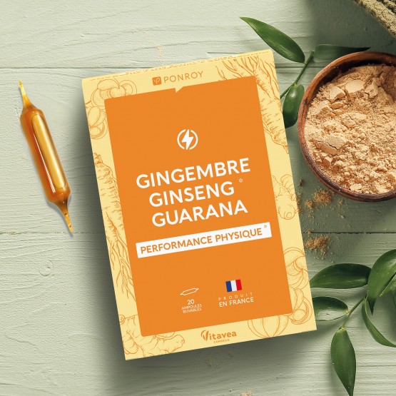 Ampoules de Gingembre - Ginseng - Guarana